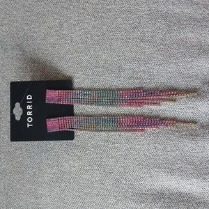 NWT TORRID OMBRE DANGLE EARRINGS